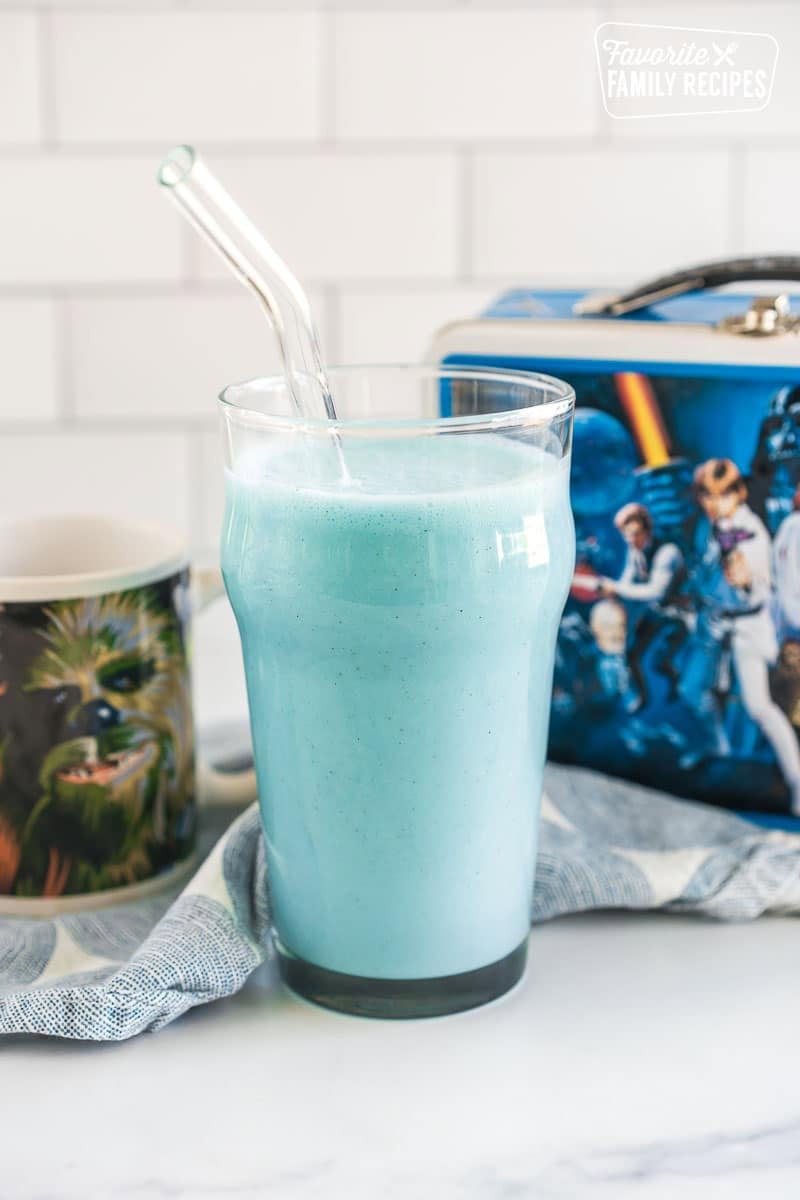 Homemade Star Wars Blue Milk: Natural Blue with Butterfly Pea or Blueberry